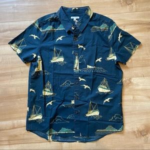 Banks Journal SS Button Shirt NWT